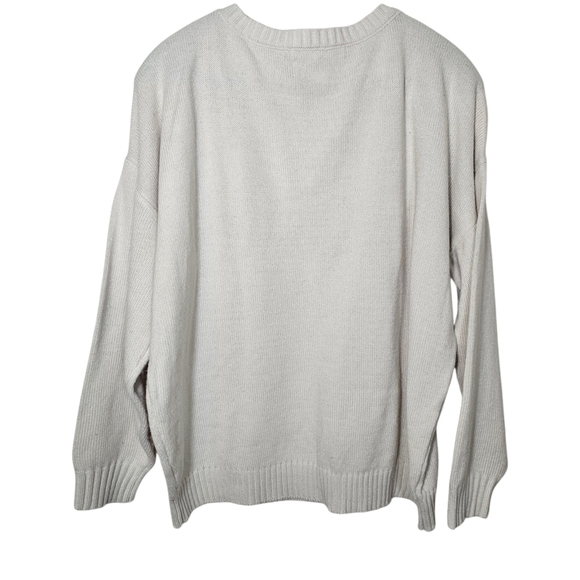 saltwater LUXE Take Me to Paradise Sweater in Cream•Size Large•NWOT! - Picture 9 of 9